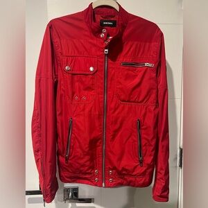 Diesel Men's Bold Red Jacket